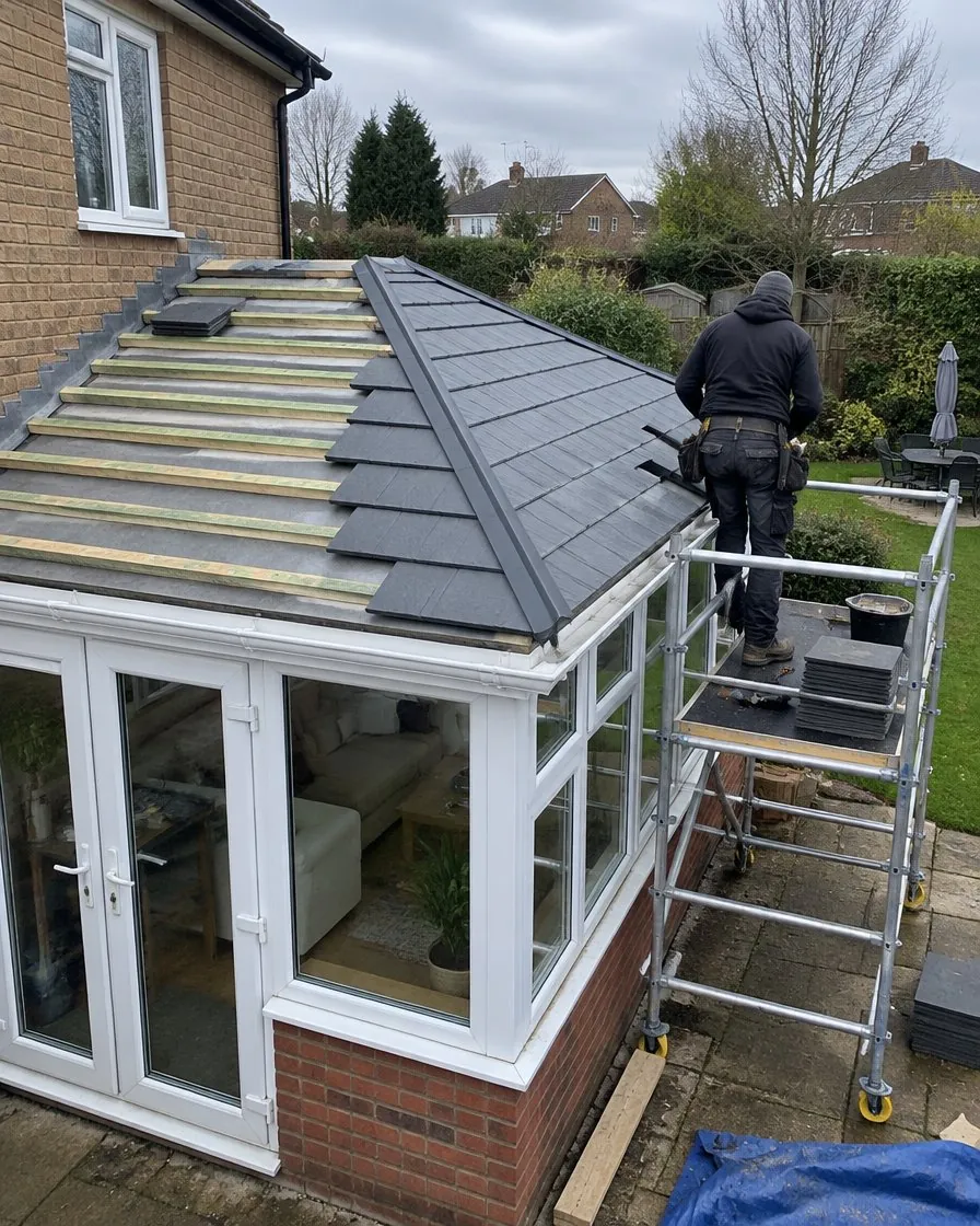 Conservatory roof replacement in Budleigh Salterton