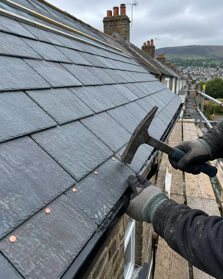 Slate roofing in Budleigh Salterton